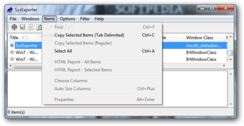 SysExporter Portable screenshot 2