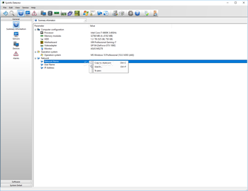SysInfo Detector screenshot