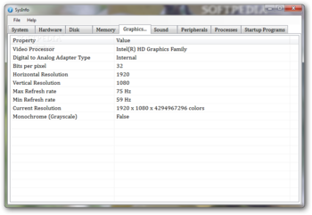 SysInfo screenshot 5