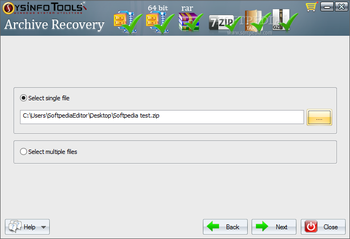 SysInfoTools Archive Recovery screenshot 2