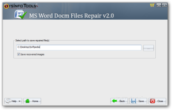 SysInfoTools Docm Repair screenshot 4