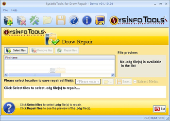 SysInfoTools Draw Repair screenshot 2