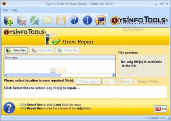 SysInfoTools Draw Repair screenshot 3