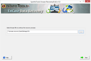 SysInfoTools EnCase Recovery screenshot