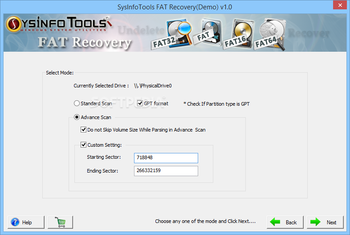 SysInfoTools FAT Recovery screenshot 2