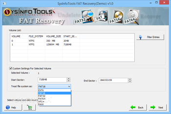 SysInfoTools FAT Recovery screenshot 3