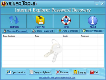 SysInfoTools IE Password Recovery screenshot 2
