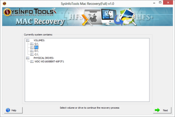 SysInfoTools Mac Recovery screenshot
