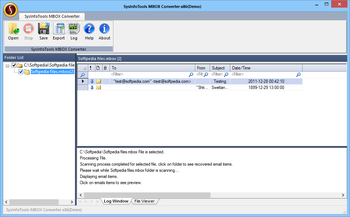 SysInfoTools MBOX Converter screenshot