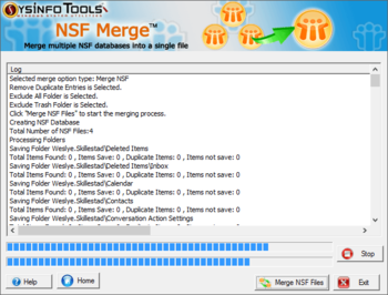 SysInfoTools NSF Merge screenshot 3