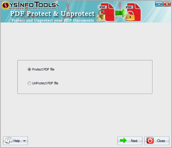 SysInfoTools PDF Protect and Unprotect screenshot