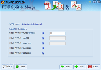 SysInfoTools PDF Split and Merge screenshot 3