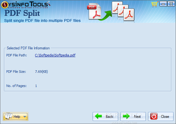 SysInfoTools PDF Split screenshot 2