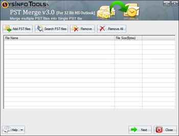 SysInfoTools PST Merge screenshot