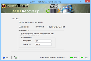 SysInfoTools RAID Recovery screenshot 4