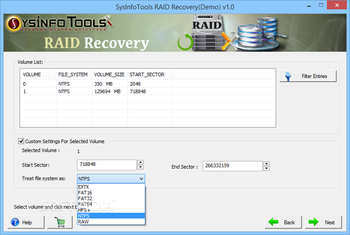 SysInfoTools RAID Recovery screenshot 5