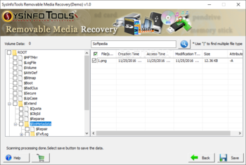 SysInfoTools Removable Media Recovery screenshot 5
