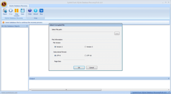 SysInfoTools SQLite Database Recovery screenshot