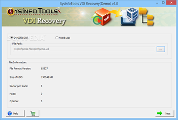 SysInfoTools VDI Recovery screenshot
