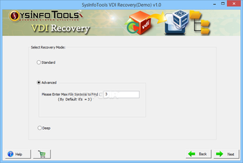 SysInfoTools VDI Recovery screenshot 4