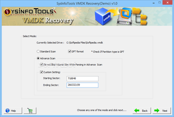 SysInfoTools VMDK Recovery screenshot 2