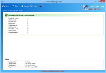 Syslog Center screenshot