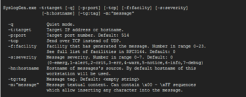 SyslogGen screenshot