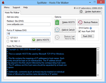 SysMate - Hosts File Walker screenshot