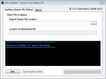 SysMate System File Walker screenshot
