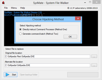 SysMate - System File Walker screenshot