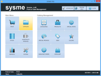 SYSME POS screenshot 2