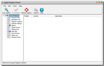 Syspair Registry Cleaner screenshot