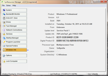 SysResources Manager screenshot 11