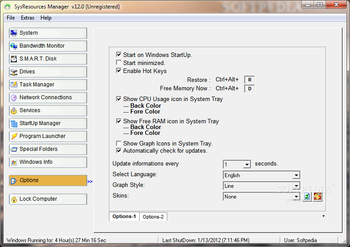 SysResources Manager screenshot 12