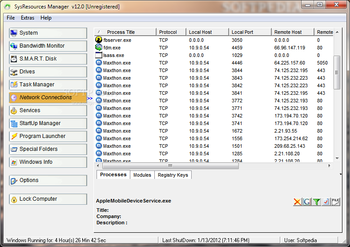 SysResources Manager screenshot 8