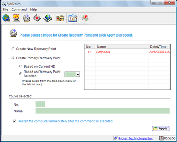 SysReturn screenshot 4