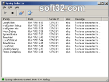 SysRose Syslog Desktop screenshot 2