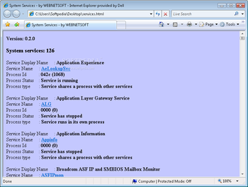 SysSrvManager screenshot