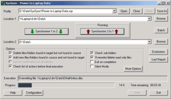 SysSync screenshot 2
