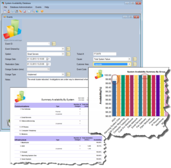 System Availability Database Client  screenshot