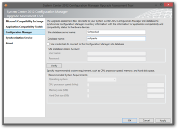 System Center 2012 Configuration Manager Upgrade Assessment Tool screenshot 2