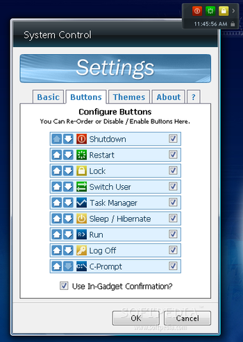 System Control screenshot 3