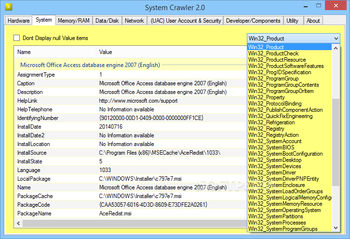 System Crawler screenshot 2