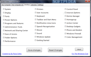System Folders Customizer screenshot 3
