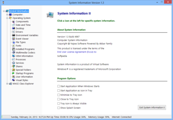 System Information screenshot