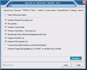 System & Internet Washer Pro screenshot 2