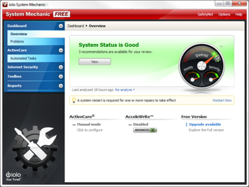 System Mechanic Free screenshot