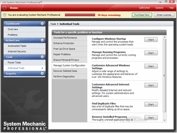 System Mechanic Professional screenshot 4