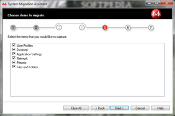 System Migration Assistant screenshot 2