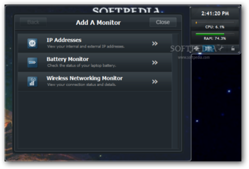 System Monitor screenshot 2